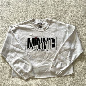 Disney minnie cropped sweater
